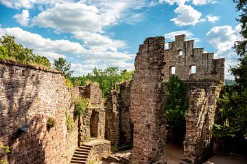 Ruines du château de Zavelstein sur Andreas Nägeli