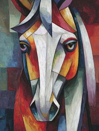 Colourful Horse in Abstract Style by Imagine