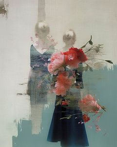 Vintage-Collage "Blumen"
