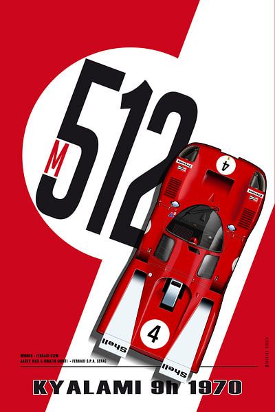 Ferrari 512M Ickx &amp; Giunti by Theodor Decker