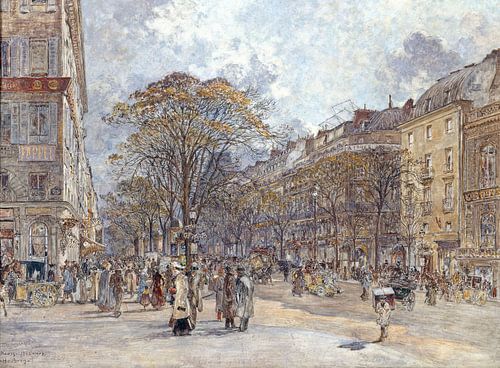 Frederic Houbron - Le boulevard des Italiens, aspect du matin (1902-1903)