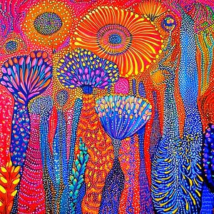 Inspiriert von der Kunst der Aborigines
