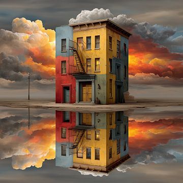 Das Haus zwischen Himmel und Spiegel von Tarik Natur Studio