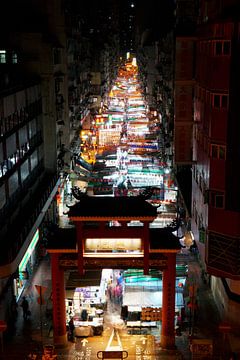 Temple Street Night Market Hong Kong von Andrew Chang
