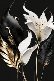 modern elegant flowers by haroulita