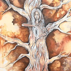 Dryade - Nymphe des arbres sur Rosanne Versteeg