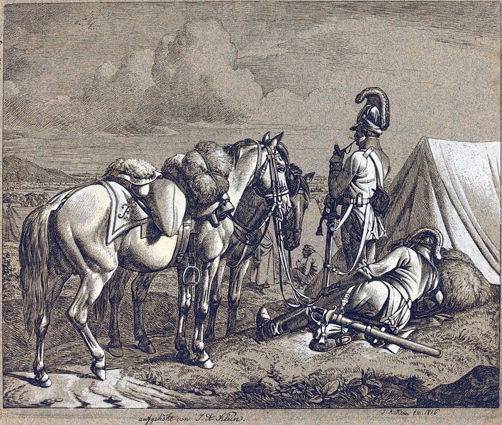 Johann Adam Klein, Infanterie autrichienne, 1816 par Atelier Liesjes