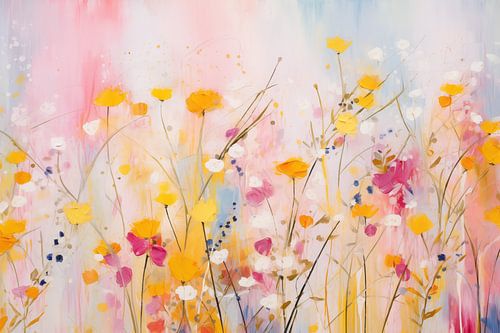 Modern en abstract, Wilde Bloemen