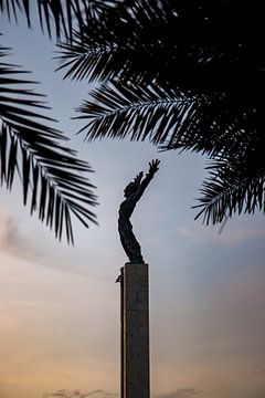 Standbeeld in Jakarta van Floyd Angenent