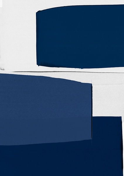 Blue Colour Blocks by Orara Studio
