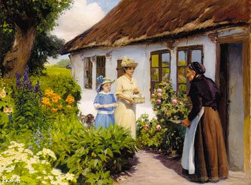 Gamle lijnen Fødselsdag. - Hans Andersen Brendekilde