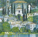 Kirche in Cassone - Gustav Klimt von Creative Masters Miniaturansicht