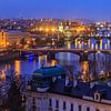 Uitzicht over de oude stad in Praag, Tsjechië - 3 van Tux Photography