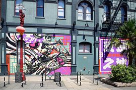 Motorcycle mural by Frank's Awesome Travels