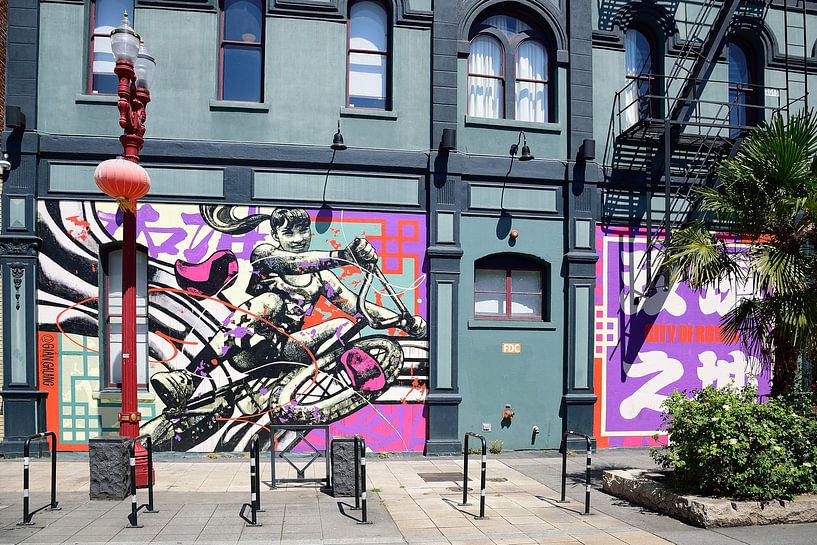 Motorrad-Wandbild von Frank's Awesome Travels