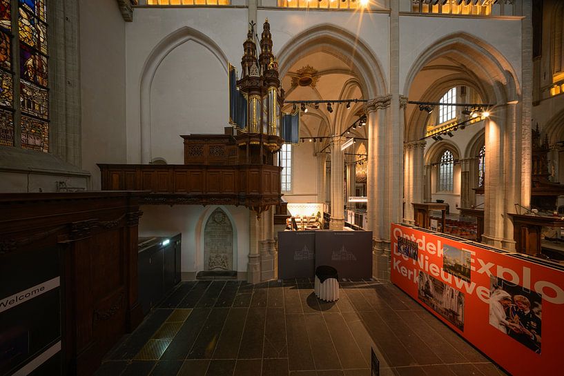 Transept organ Nieuwe Kerk Amsterdam by Peter Bartelings
