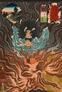 Warabi: Inuyama Dōsetsu, Utagawa Kuniyoshi... van Meesterlijcke Meesters thumbnail