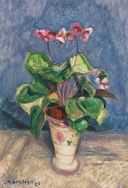 Bloeiende cyclamen, Otto Modersohn