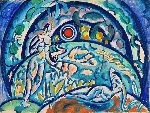 Vladimir Baranov-Rossiné - Adam and Eve (1910)