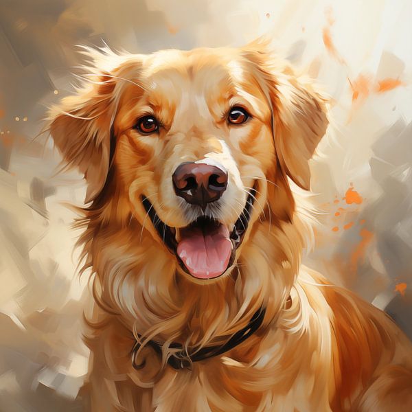 Golden Retriever von Schwarzer Kaffee