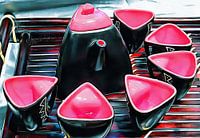 Japans Theestel Roze