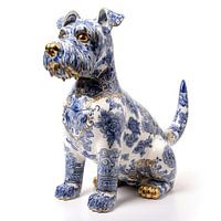Miniature Schnauzer Delft Blue