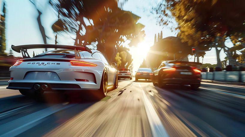 Porche 911 GT3 van PixelPrestige