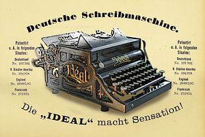 Schreibmaschine Ideal Modell A von Ingo Rasch