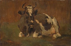 Liegende Kuh, Anton Mauve