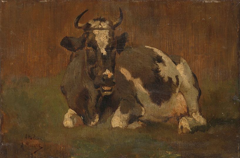 Liggende koe - Anton Mauve van Marieke de Koning