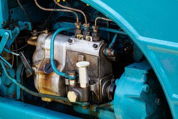 Engine from a vintage tractor by ManfredFotos