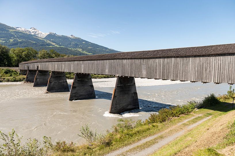 Rhine near Vaduz by Richard Wareham