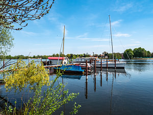 Hafen mit Boote in Werder an der Havel