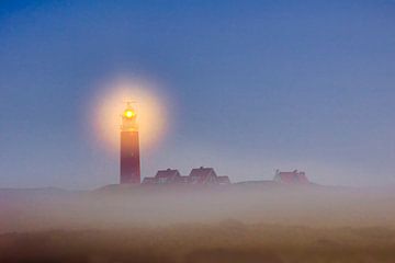Niederlande, Texel, Leuchtturm und zugehöriger Weiler. von Frans Lemmens