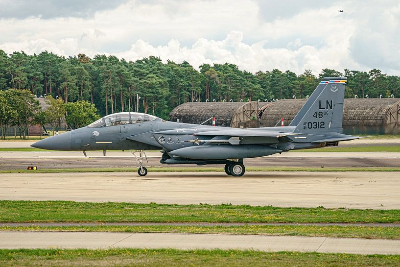 U.S. Air Force McDonnell Douglas F-15E Strike Eagle. by Jaap van den Berg