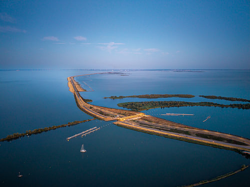 An evening on the Enkhuizen Naviduct