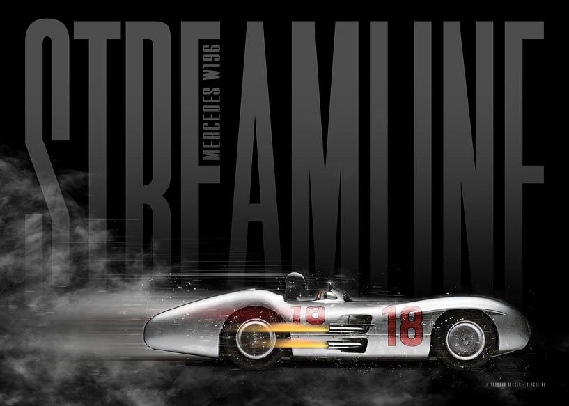 Mercedes W 196 Streamline von Theodor Decker
