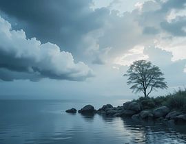 Eenzaamheid's Sereniteit van Artistic