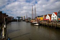 Marins dans le port intérieur de Husum par Alexander Wolff Aperçu