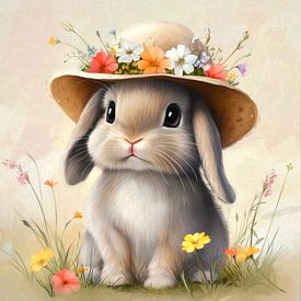 Süßes Fräulein Hase von Jutta Maria Pusl