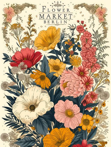 Flower Market: Berlin #3 by ByNoukk