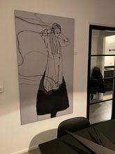 Klantfoto: 'Irrevocable' (gezien bij vtwonen) van Kim Rijntjes, als naadloos behang