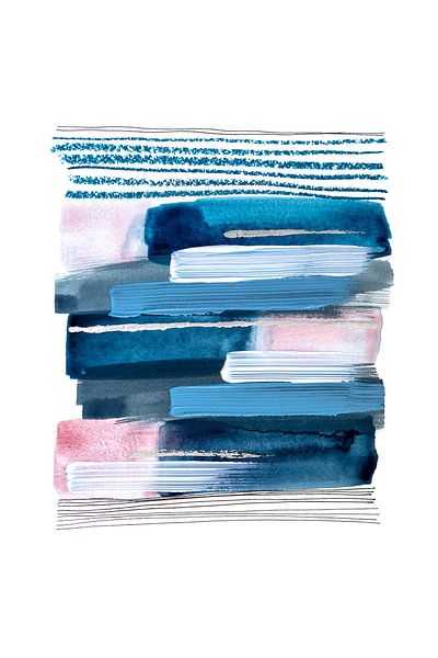 Abstractober - Entre les lignes par Alina Buffiere by The Artcircle