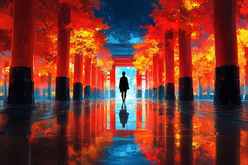 schilderachtig spiritueel Japan