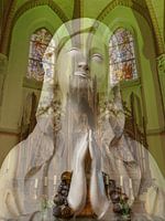 Mary à Martinuskerk Cuijk, double exposition