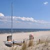 Katamaran und Strandkorb am Strand in Heringsdorf von GH Foto & Artdesign