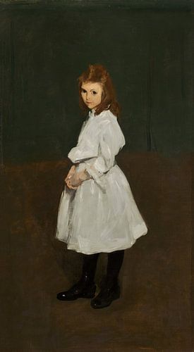 Little Girl in White (Queenie Burnett), George Bellows