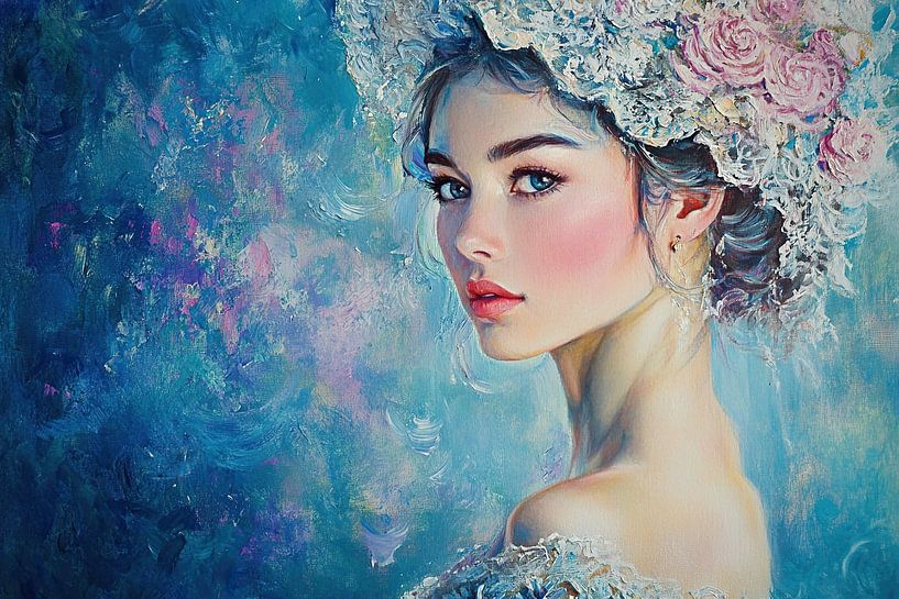 Bloemenportret | Bloemen Blik van ARTEO Schilderijen