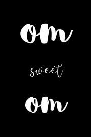 Yoga om sweet om by Poster Art Shop