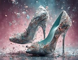 White glamour in a shower of confetti